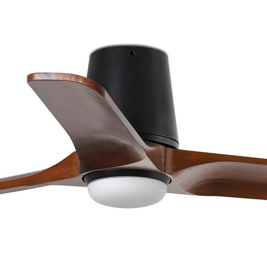 FARO 33837WT-1TW - LED Prigušivi stropni ventilator HEYWOOD TUB S LED/10W/230V 2700/4000/6000K bor/bijela pr. 90 cm Wi-Fi Tuya + daljinski upravljač