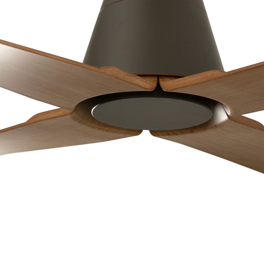 FARO 34106 - Stropni ventilator TYPHOON M smeđa pr. 130 cm IP44 + daljinski upravljač