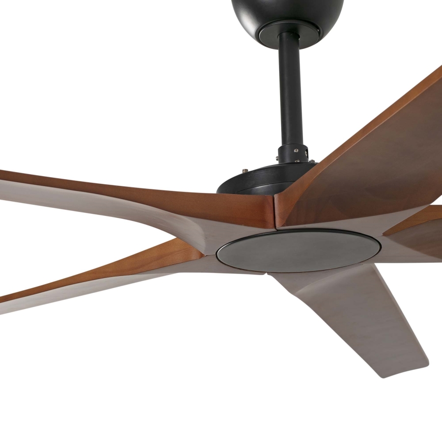 FARO 34190WT - Stropni ventilator BIGWOOD XL bor/crna pr. 200 cm Wi-Fi Tuya + daljinski upravljač