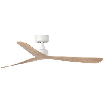 FARO 34195WT - Stropni ventilator ROCKER M promjer 132 cm bež/bijela Wi-Fi Tuya + daljinsko upravljanje