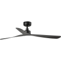 FARO 34196 - Stropni ventilator ROCKER M, promjera 132 cm, crne boje + daljinski upravljač