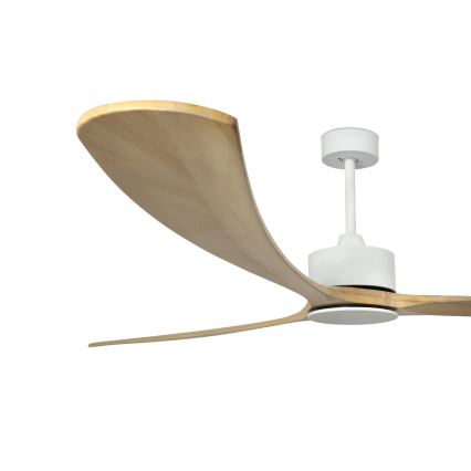 FARO 34201WPA - Stropni ventilator KAUAI XL smeđa/bijela pr. 240 cm SMART + daljinski upravljač