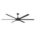 FARO 34203 - Stropni ventilator ROTTERDAM XL crna pr. 200 cm + daljinski upravljač