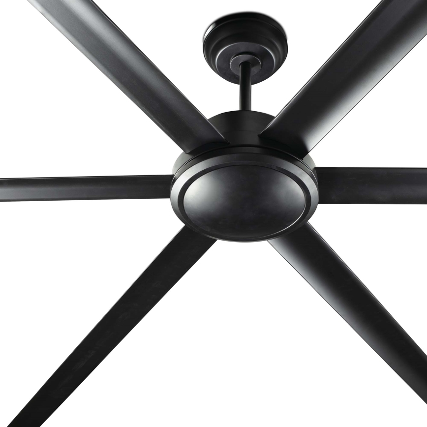 FARO 34203 - Stropni ventilator ROTTERDAM XL crna pr. 200 cm + daljinski upravljač