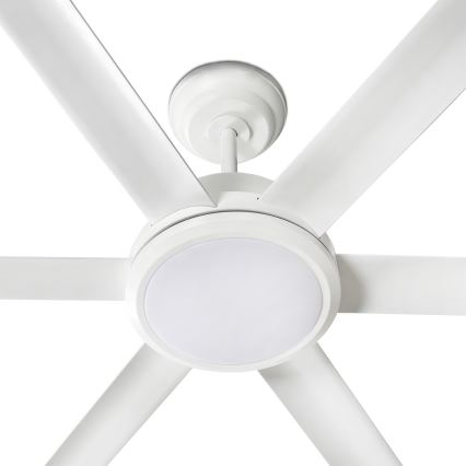 FARO 34206-130 - LED Prigušivi stropni ventilator ROTTERDAM XXL LED/32W/230V bijela pr. 250 cm + daljinski upravljač