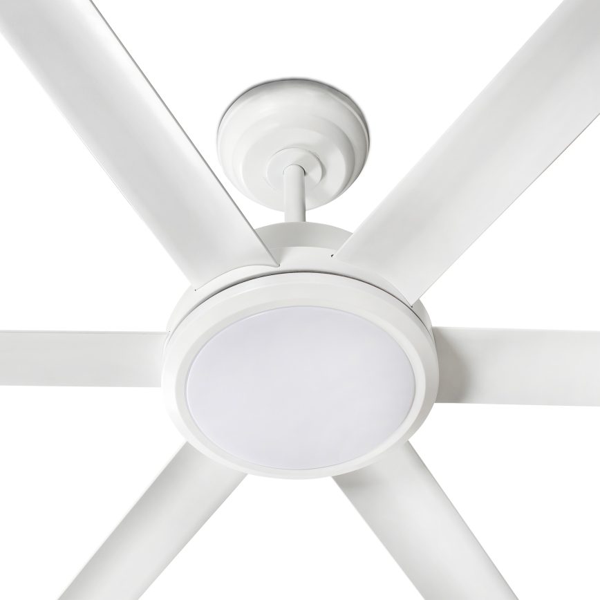 FARO 34206-130 - LED Prigušivi stropni ventilator ROTTERDAM XXL LED/32W/230V bijela pr. 250 cm + daljinski upravljač