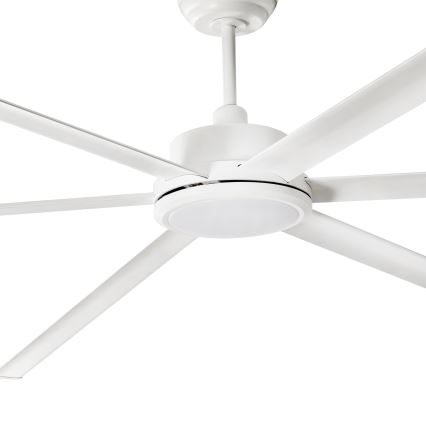 FARO 34206-130 - LED Prigušivi stropni ventilator ROTTERDAM XXL LED/32W/230V bijela pr. 250 cm + daljinski upravljač