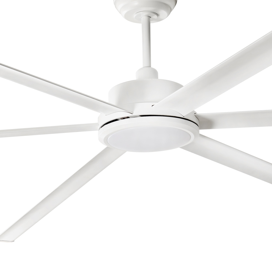 FARO 34206-130 - LED Prigušivi stropni ventilator ROTTERDAM XXL LED/32W/230V bijela pr. 250 cm + daljinski upravljač