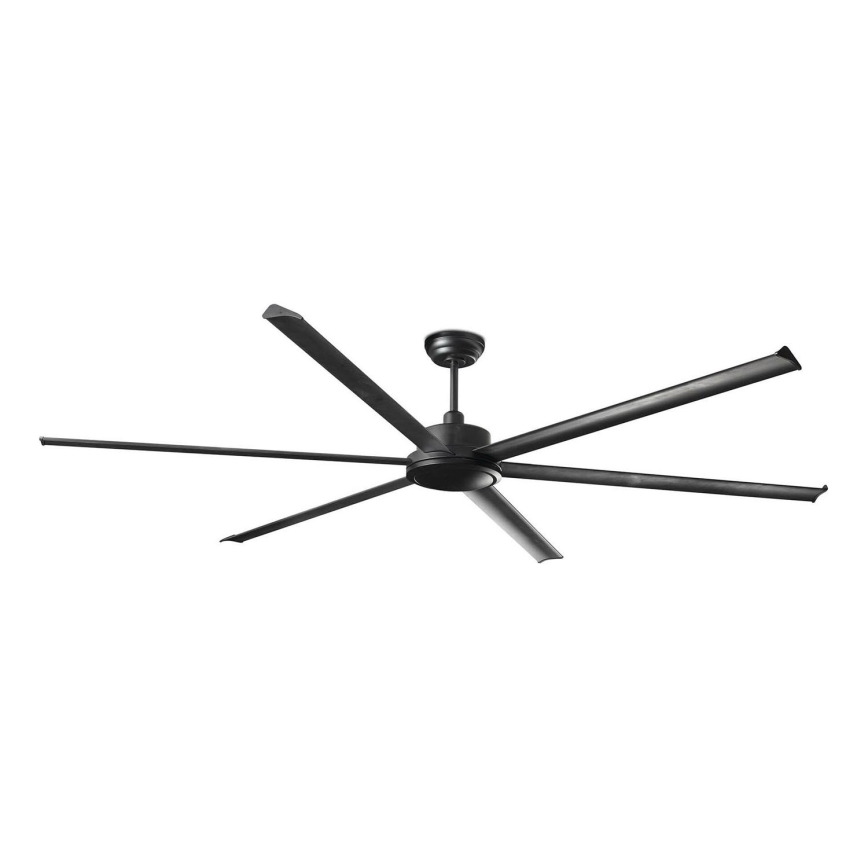 FARO 34207 - Stropni ventilator ROTTERDAM XXL crna pr. 250 cm + daljinski upravljač