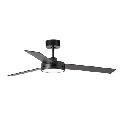 FARO 34261 - LED Stropni ventilator BARTH LED/24W/230V crna + daljinski upravljač