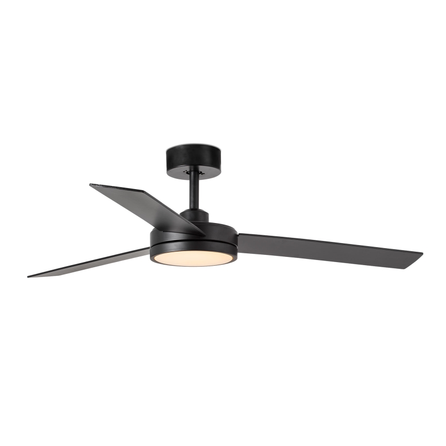 FARO 34261 - LED Stropni ventilator BARTH LED/24W/230V crna + daljinski upravljač