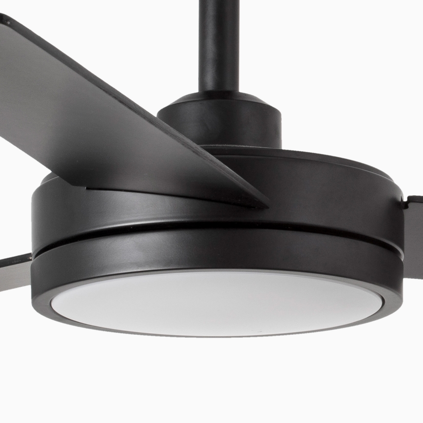 FARO 34261 - LED Stropni ventilator BARTH LED/24W/230V crna + daljinski upravljač