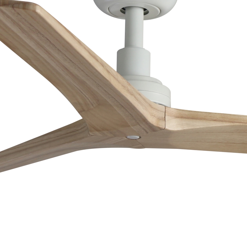 FARO 34281 - Stropni ventilator KLIM S smeđa/bijela pr. 92,5 cm + daljinski upravljač