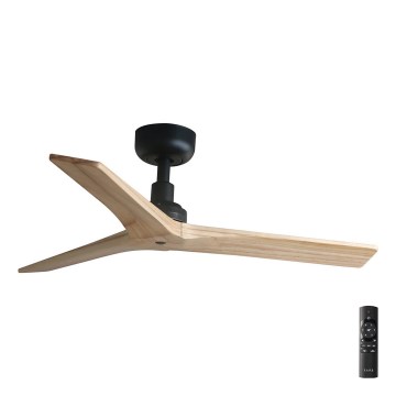 FARO 34284 - Stropni ventilator KLIM S smeđa/crna pr. 92,5 cm + daljinski upravljač
