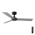 FARO 34285 - Stropni ventilator CRUISER S crna pr. 106 cm + daljinski upravljač