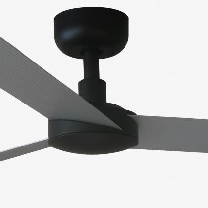 FARO 34286 - Stropni ventilator CRUISER L crna pr. 132 cm + daljinski upravljač