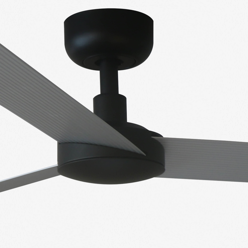 FARO 34286 - Stropni ventilator CRUISER L crna pr. 132 cm + daljinski upravljač