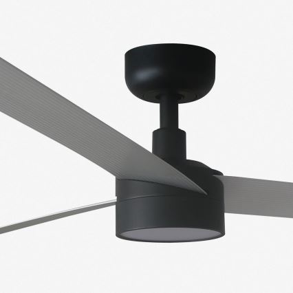 FARO 34287-1TW - LED Prigušivi stropni ventilator CRUISER XL LED/18W/230V 2700/4000/6500K pr. 160 cm crna/siva + daljinski upravljač