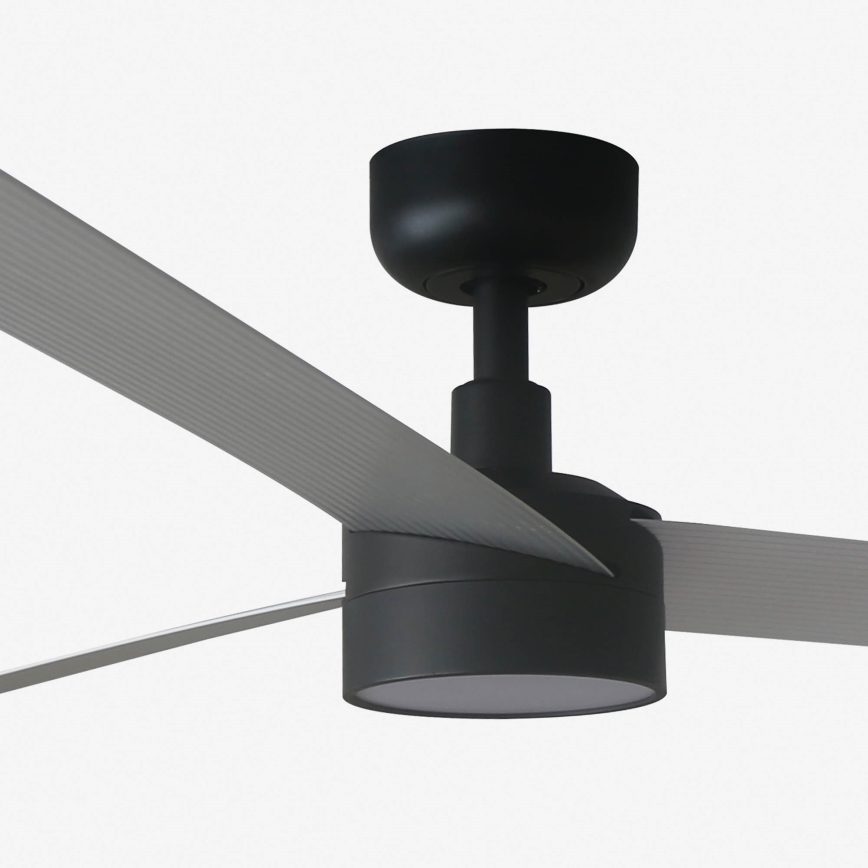 FARO 34287-1TW - LED Prigušivi stropni ventilator CRUISER XL LED/18W/230V 2700/4000/6500K pr. 160 cm crna/siva + daljinski upravljač