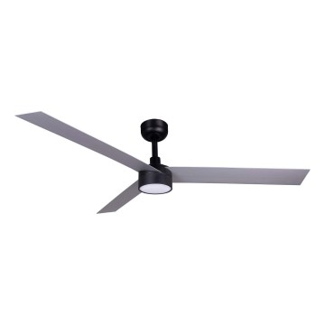 FARO 342871S - LED stropni ventilator CRUISER XL s prigušivanjem LED/18W/230V 2700/3000/4000K Ø 160 cm siva/crna + daljinski upravljač