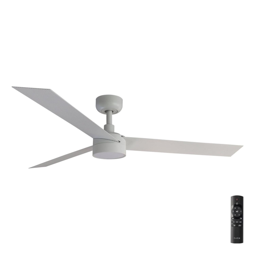 FARO 34290-1TW - LED Prigušivi ventilator CRUISER LED/20W/230V 2700/4000/6500K pr. 132 cm bijela + daljinski upravljač
