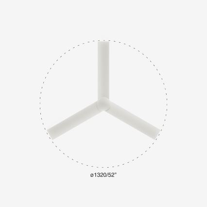 FARO 34290WP - Stropni ventilator CRUISER L bijela pr. 132 cm SMART + daljinski upravljač