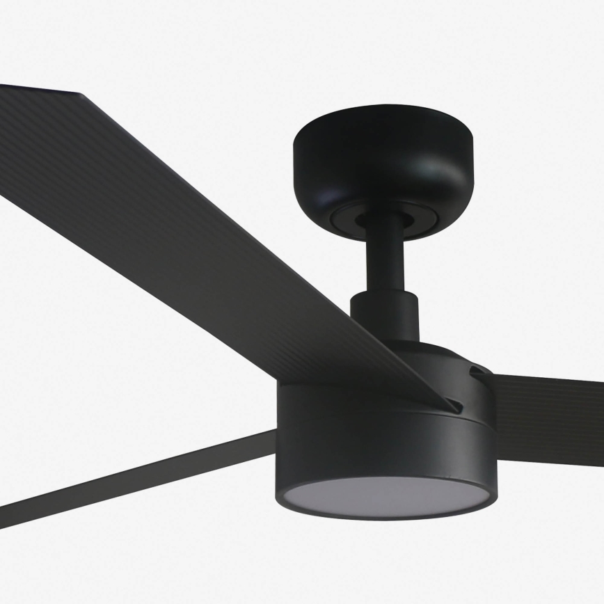 FARO 34291-1TW - LED stropni ventilator CRUISER s mogućnošću prigušivanja LED/20W/230V 2700/3000/4000K Ø 132 cm crni + daljinski upravljač