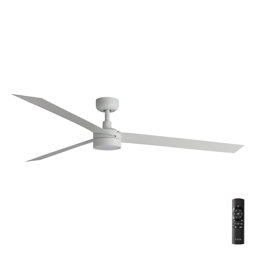 FARO 34292-1TW - LED Prigušivi ventilator CRUISER LED/20W/230V 2700/4000/6500K pr. 160 cm bijela + daljinski upravljač