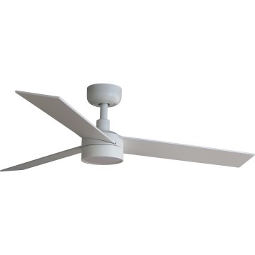 FARO 34295WT-1TW - LED Prigušivi stropni ventilator RUDDER S LED/18W/230V 2700/4350/6000K bijela/bež pr. 106 cm Wi-Fi Tuya + daljinski upravljač