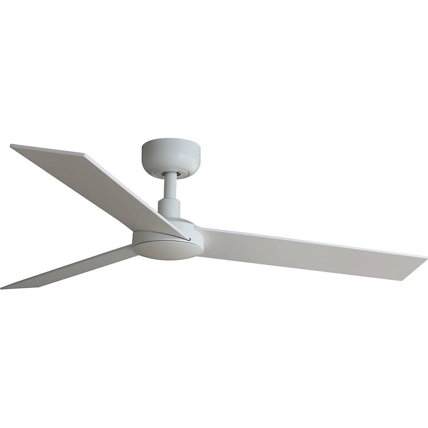 FARO 34295WT - Stropni ventilator RUDDER S bijela/bež pr. 106 cm Wi-Fi Tuya + daljinski upravljač