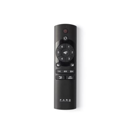 FARO 34297WT-1TW - LED Prigušivi stropni ventilator RUDDER L LED/18W/230V 2700/4350/6000K bijela pr. 132 cm Wi-Fi Tuya + daljinski upravljač