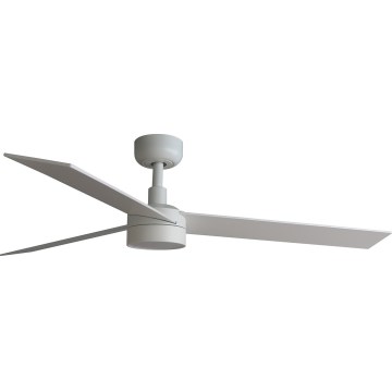 FARO 34297WT-1TW - LED Prigušivi stropni ventilator RUDDER L LED/18W/230V 2700/4350/6000K bijela pr. 132 cm Wi-Fi Tuya + daljinski upravljač