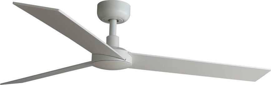 FARO 34297WT - Stropni ventilator RUDDER L bijela/bež pr. 132 cm Wi-Fi Tuya + daljinski upravljač