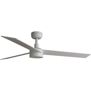 FARO 34297WT1S - LED stropni ventilator s prigušivanjem RUDDER L LED/18W/230V 2700/3000/4000K Ø 132 cm bež/bijela Wi-Fi Tuya + daljinski upravljač