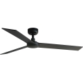 FARO 34298WT - Stropni ventilator RUDDER L crna/wenge pr. 132 cm Wi-Fi Tuya + daljinski upravljač