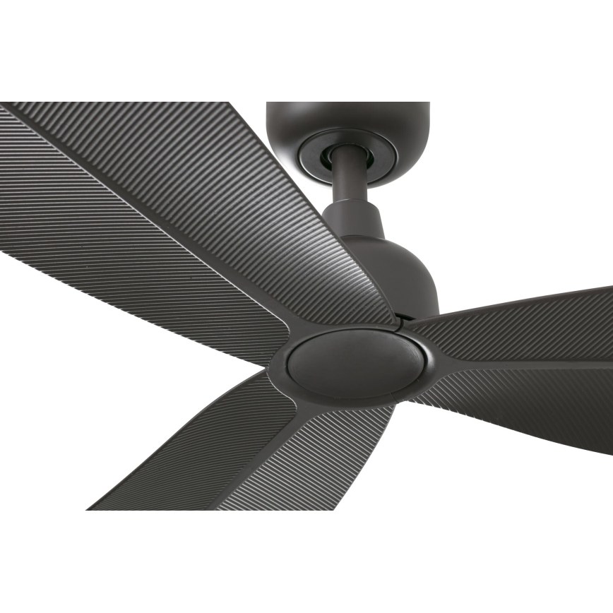 FARO 34301 - Stropni ventilator PALMA smeđa pr. 129 cm IP44 + daljinski upravljač
