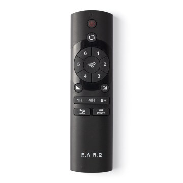 FARO 34304 - Daljinski upravljač za ventilatore 2x AAA crni