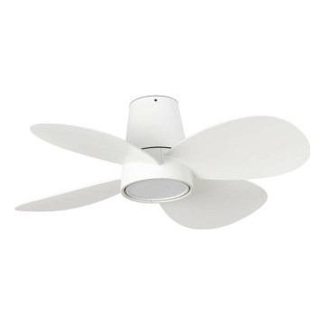 FARO 34315 - LED Prigušivi stropni ventilator KLOVER S LED/20W/230V 2700/4000/6500K bijela pr. 80 cm + daljinski upravljač