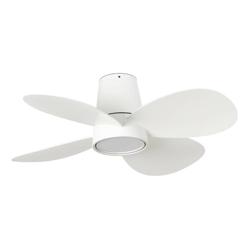 FARO 34315 - LED Prigušivi stropni ventilator KLOVER S LED/20W/230V 2700/4000/6500K bijela pr. 80 cm + daljinski upravljač