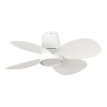 FARO 34315SWT - LED stropni ventilator s prigušivanjem KLOVER S LED/20W/230V 2700/3000/4000K Ø 80 cm bijela Wi-Fi Tuya + daljinski upravljač