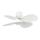 FARO 34315WT - LED Prigušivi stropni ventilator KLOVER TUB S LED/20W/230V 2700/4000/6500K bijela pr. 80 cm Wi-Fi Tuya + daljinski upravljač