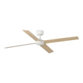 FARO 34355 - Stropni ventilator RUDDER L bež/bijela pr. 132 cm + daljinski upravljač