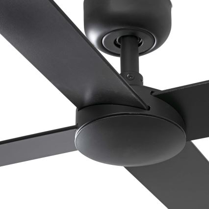 FARO 34356 - Stropni ventilator RUDDER L smeđa/crna pr. 132 cm + daljinski upravljač
