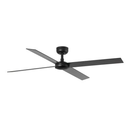 FARO 34356 - Stropni ventilator RUDDER L smeđa/crna pr. 132 cm + daljinski upravljač