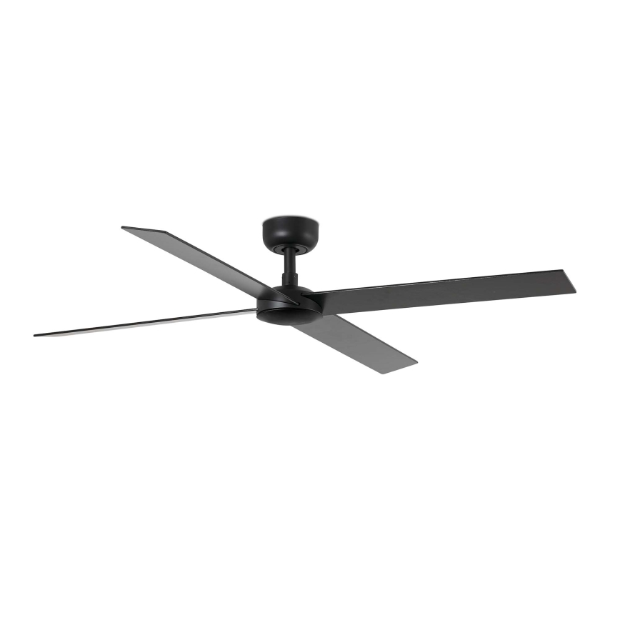 FARO 34356 - Stropni ventilator RUDDER L smeđa/crna pr. 132 cm + daljinski upravljač
