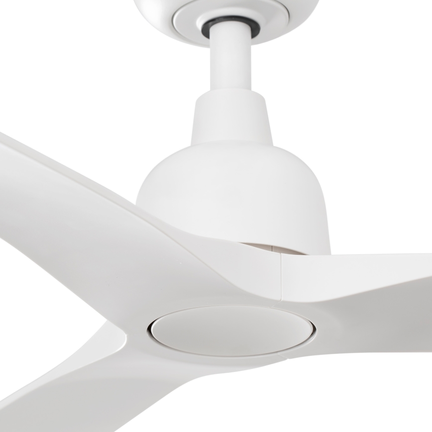 FARO 34363 - Stropni ventilator OUTWOOD L bijela pr. 150 cm IP44 + daljinski upravljač