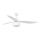 FARO 34363WT-11L - stropni ventilator OUTWOOD L 1xE27/15W/230V bijela Ø150 cm Wi-Fi Tuya IP44 + daljinski