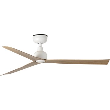 FARO 34370 - Stropni ventilator MARINE M promjer 125 cm smeđa/bijela IP44 + daljinski upravljač