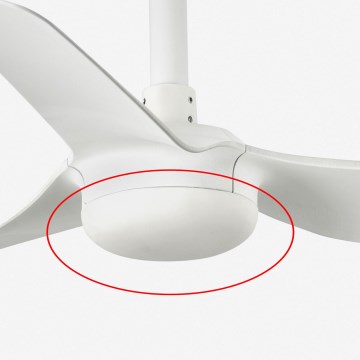 FARO 3R773 - Zamjenski poklopac za ventilator MINI PUNT, promjera 12 cm, bijeli