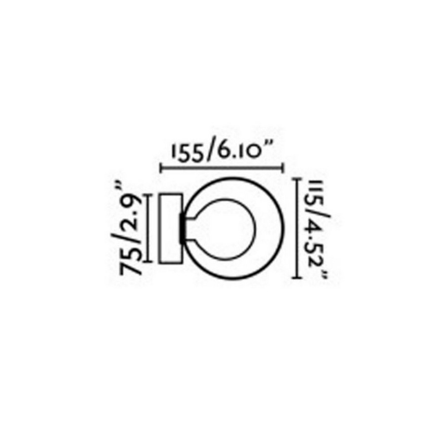 FARO 40086 - Zidna svjetiljka za kupaonicu PERLA 1xG9/6W/230V IP44